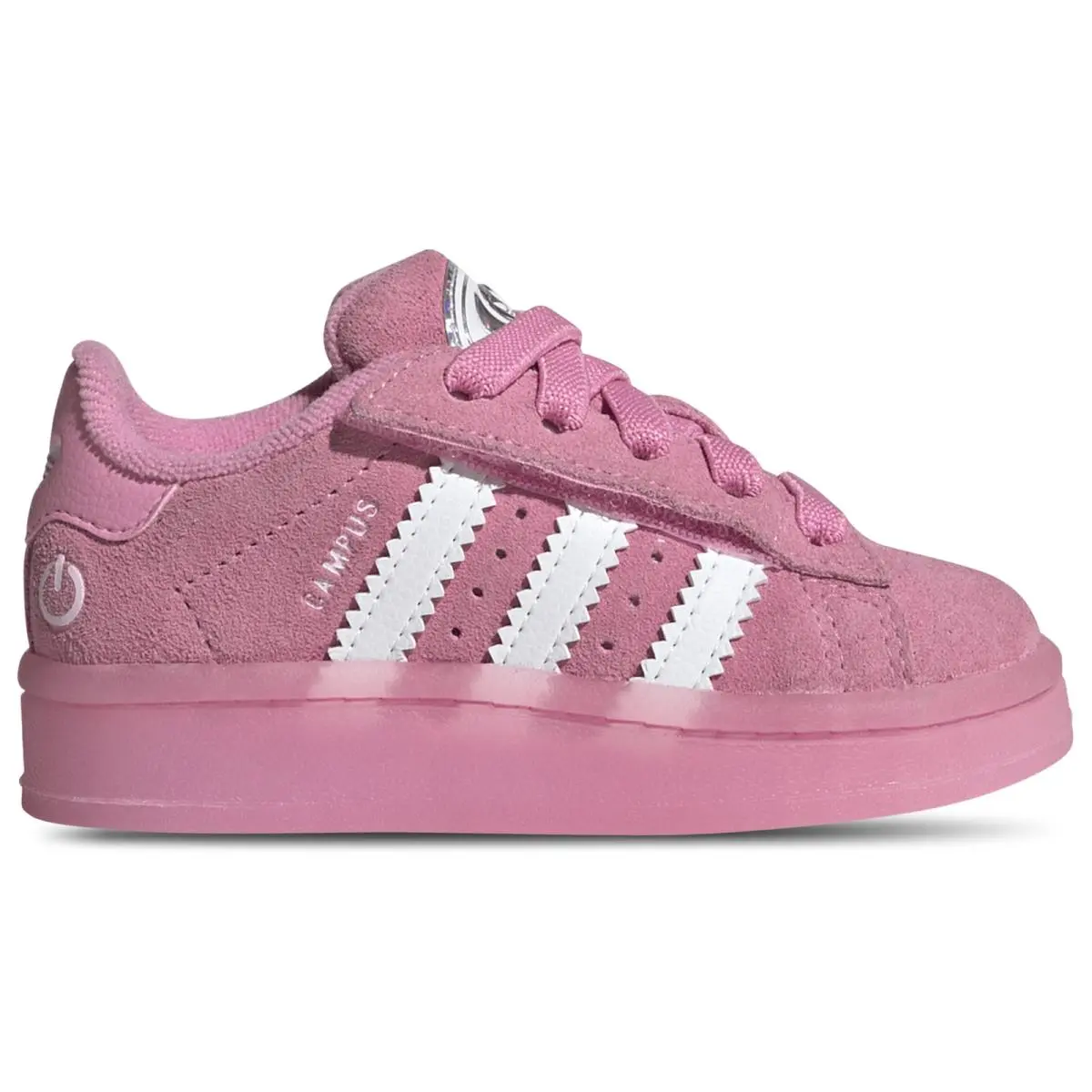 JS1283 Toddlers Adidas Originals Campus 00S Led Lights - Bliss Pink/Cloud White/Clear Pink