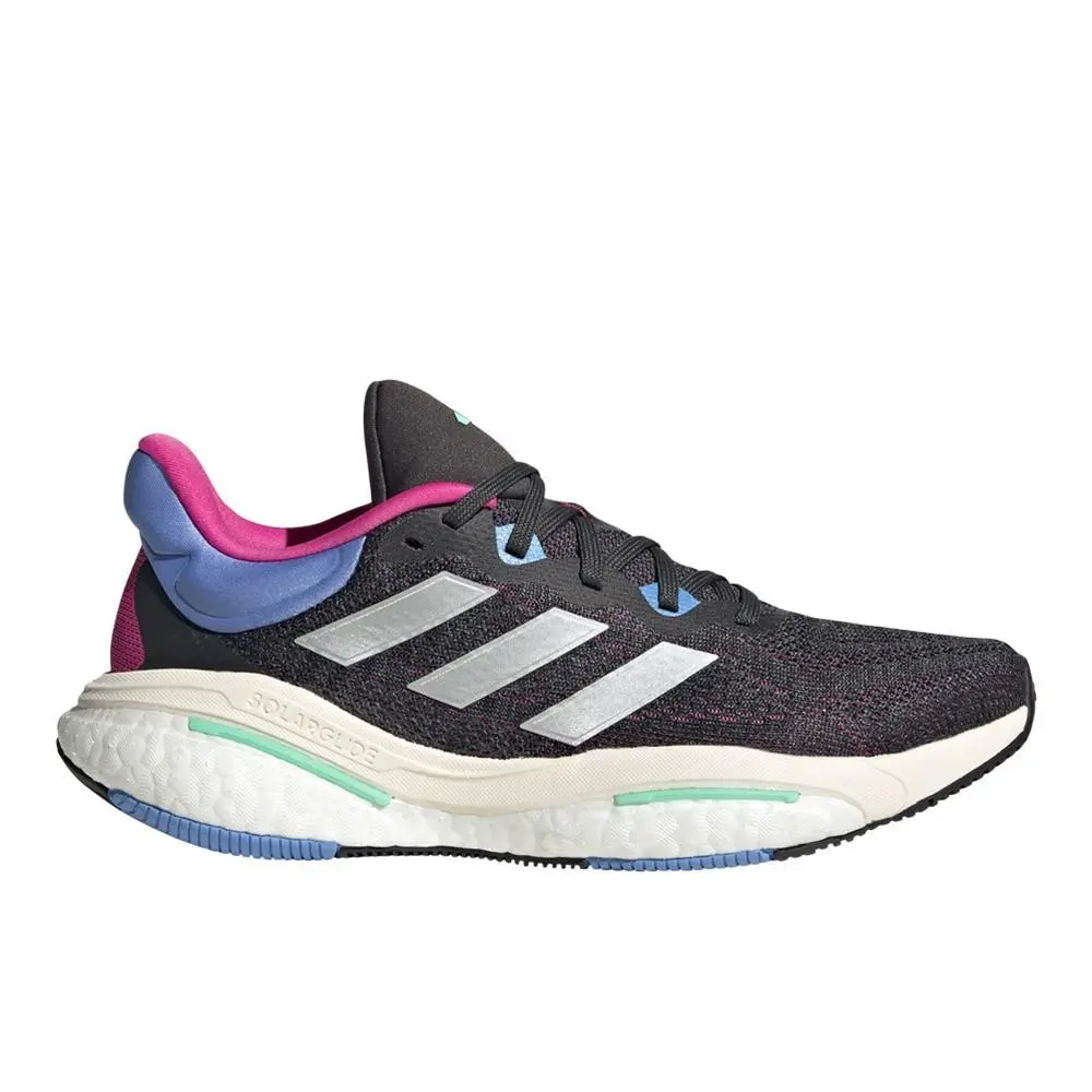Adidas Solarglide 6 Running Womens Grey Sneakers Athletic Shoes GW1963