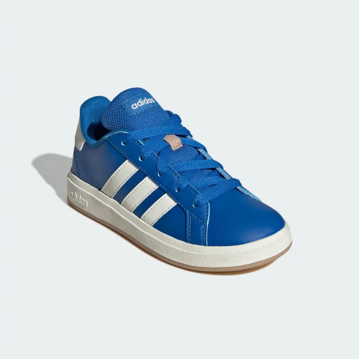 Adidas Grand Court JR5110 Sneakers Kids 3M Blue Lifestyle Tennis Shoes RHS8241