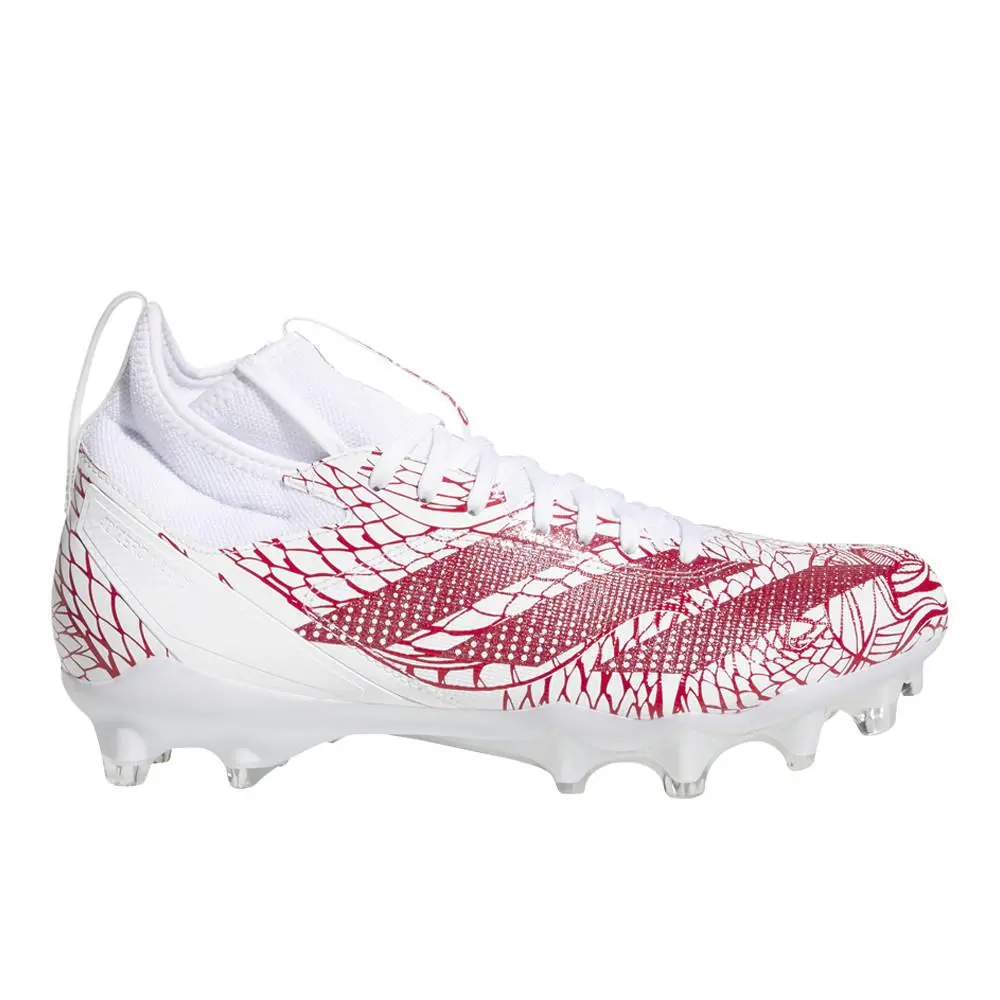 Adidas Adizero Impact Exotic Speed Football Cleats Mens Red White Sneakers Athl
