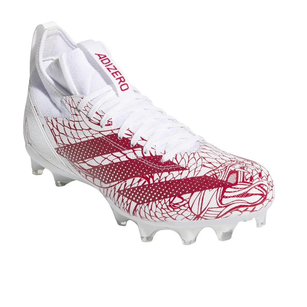 Adidas shoes - adidas Adizero Impact Exotic Speed Football Cleats - IE3976 - Red, White 0