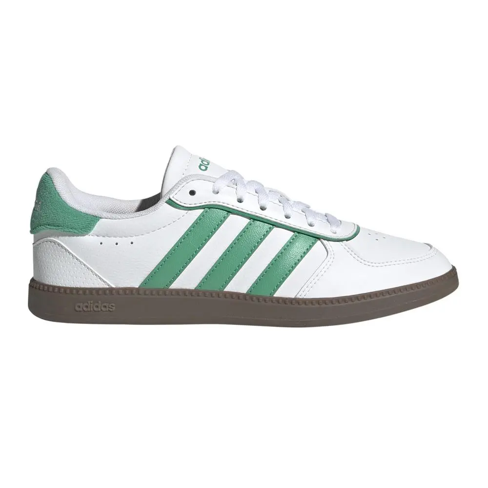 Adidas Breaknet Sleek Lace Up Womens Green White Sneakers Casual Shoes JQ7314