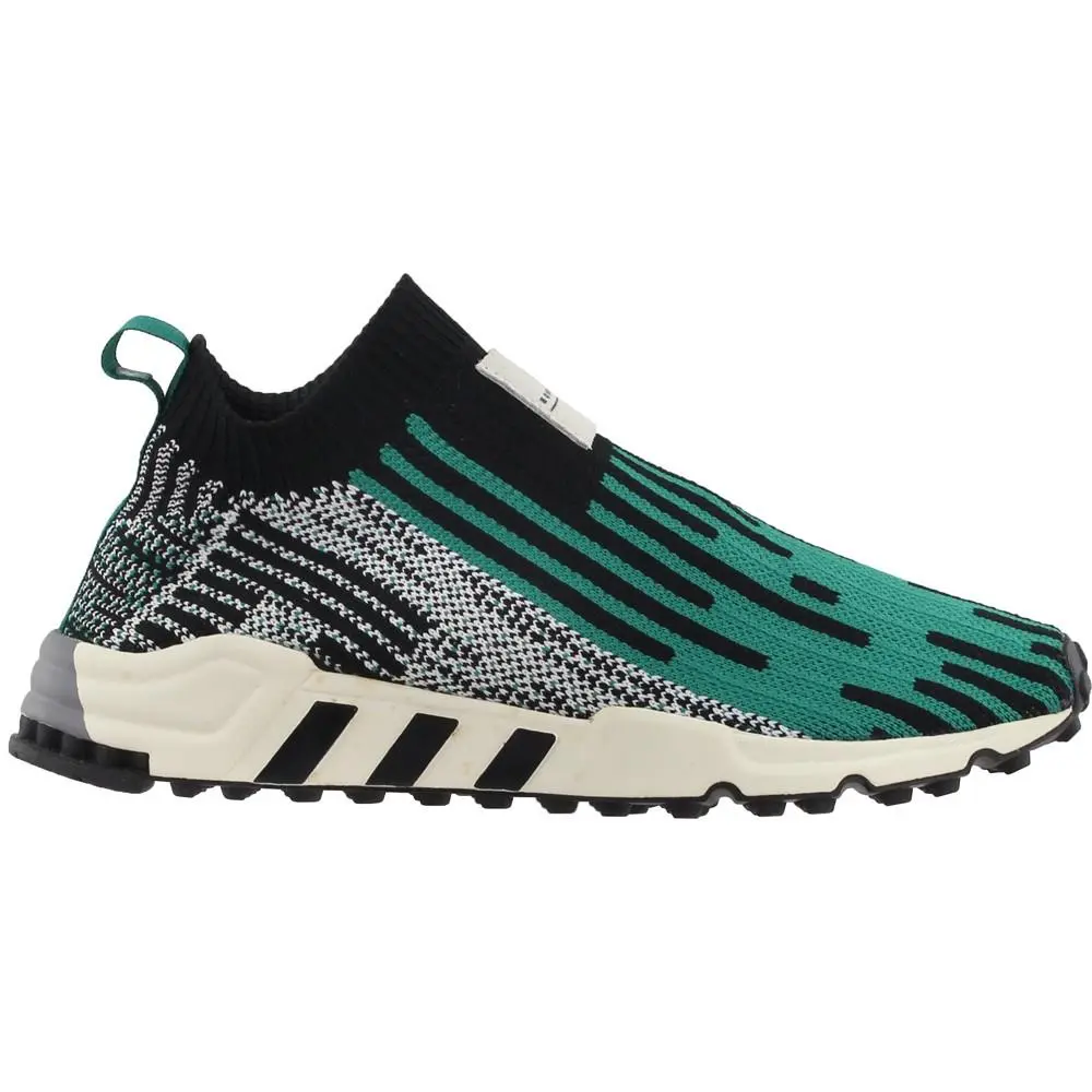 Adidas Eqt Support Sock Primeknit Slip On Mens Green Sneakers Casual Shoes B375