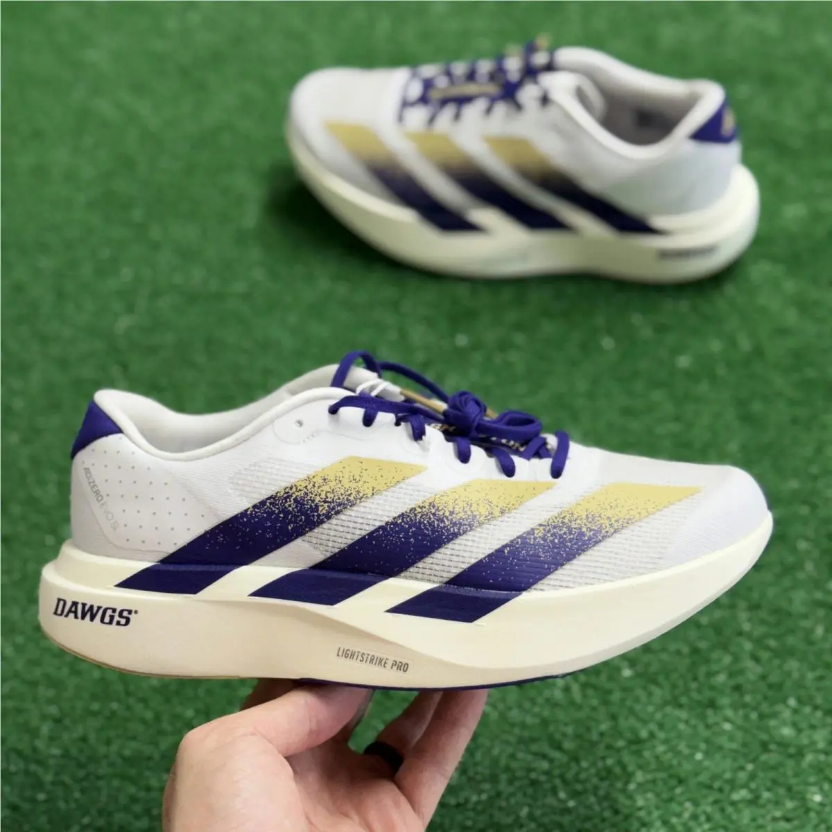Adidas shoes - Adizero Evo SL Washington - Adizero Evo Washington - JQ4578 - White 4