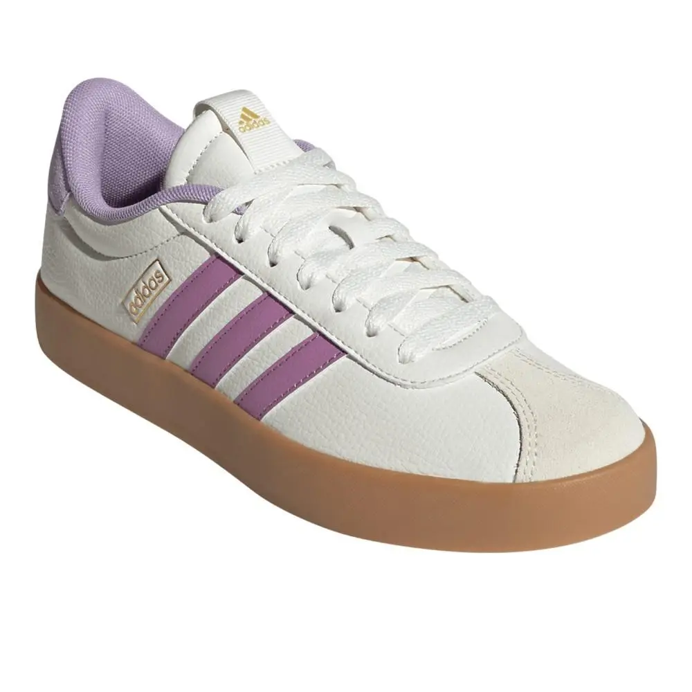Adidas shoes - adidas Vl Court 3.0 Lace Up - JR8661 - Purple, White 6