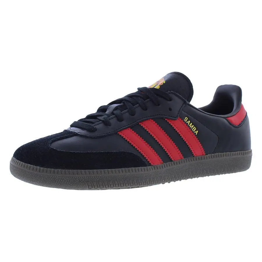 Adidas Samba Team Mens Shoes Size 6 Color: Core Black/real Red/Gum5