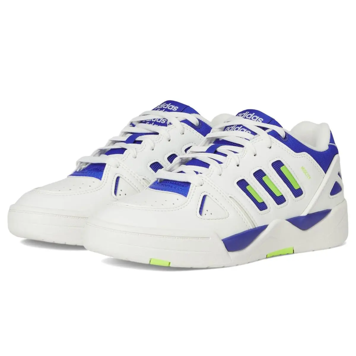 Adidas shoes - White/Lucid Blue/Lucid Lemon 6