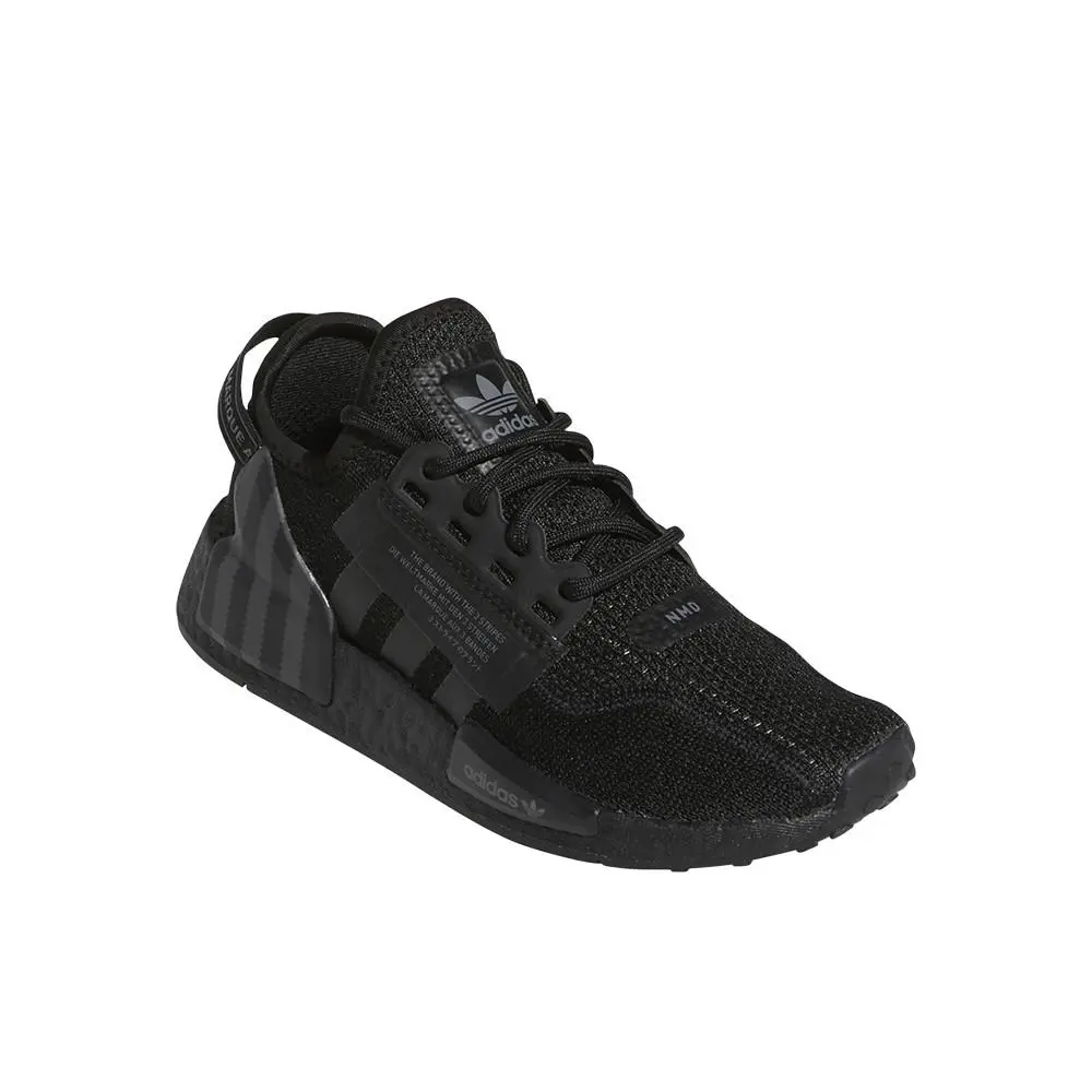 Adidas shoes - adidas Nmd R1 V2 Lace Up  Youth - FZ6238 - Black 6
