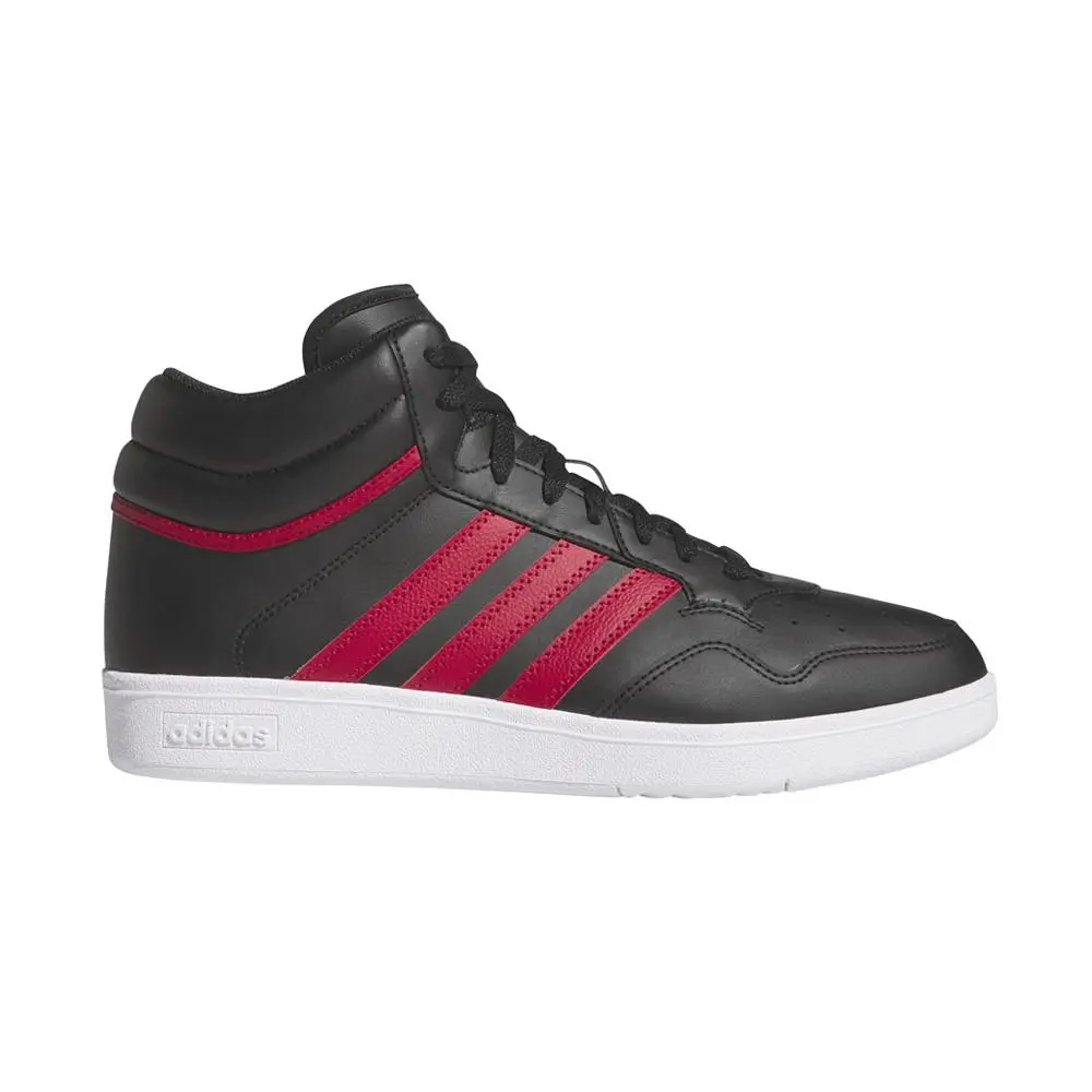 Adidas Hoops 4.0 Mid Lace Up Mens Black Sneakers Casual Shoes JH6142-A