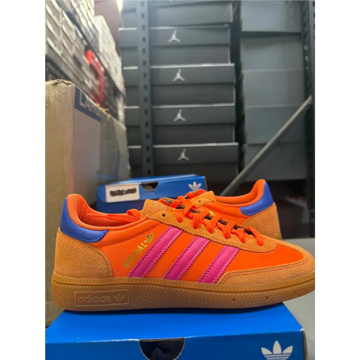 Adidas Handball Spezial Solar Orange Lucid Pink Women`s