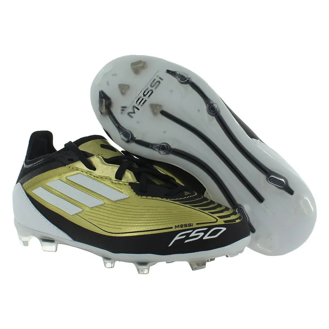F50 Pro Firm Ground Messi GS Boys Shoes 5.5 by Adidas