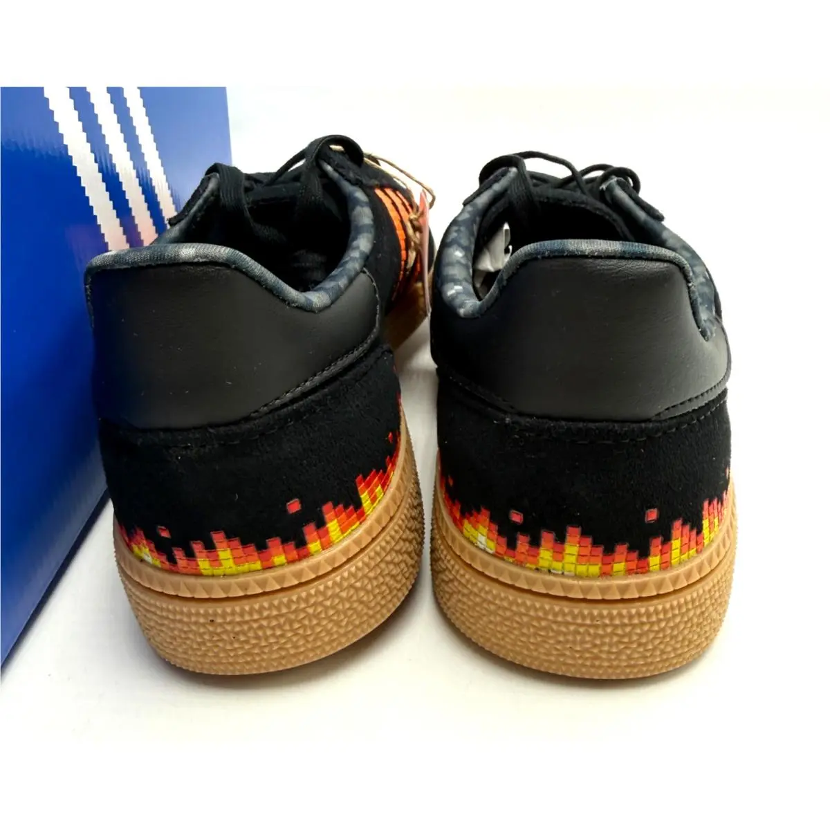 Adidas shoes - Adidas Handball Spezial Minecraft Black Pure Orange (GS) - IH1737 - Core Black/Pure Orange/Cloud White 10