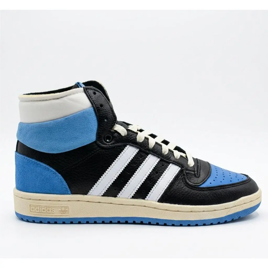 Adidas Originals Top Ten RB High Top Basketball Sneakers GV6630 Black Blue