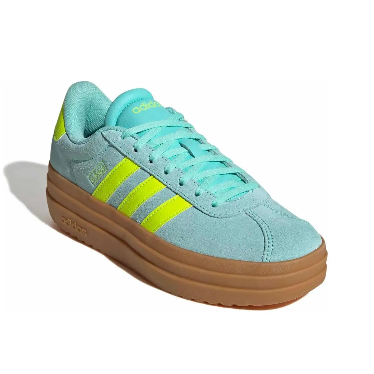 Woman`s Fashion Sneakers  VL Court Bold Platform Sneaker Aqua by Adidas
