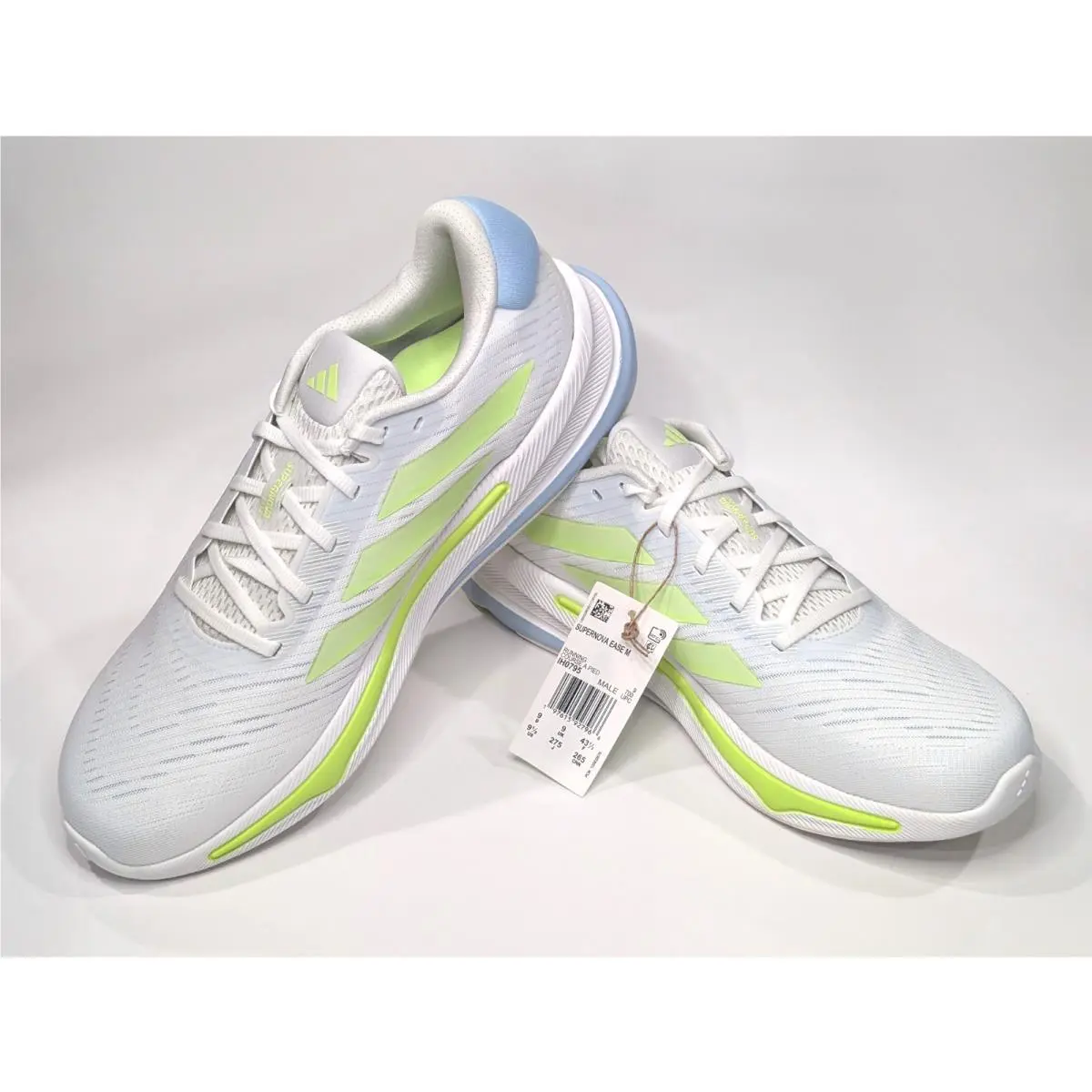 Adidas Supernova Ease White/volt Men`s Sneakers - Size 10.5 IH0795
