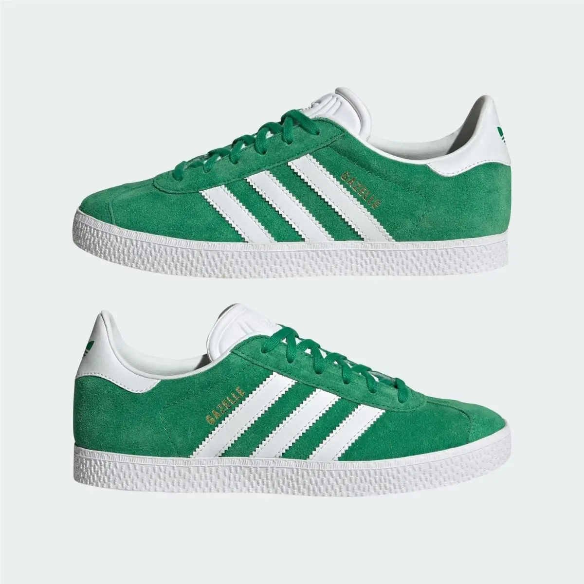 Adidas shoes - Green/Cloud White/Gold Metallic 2