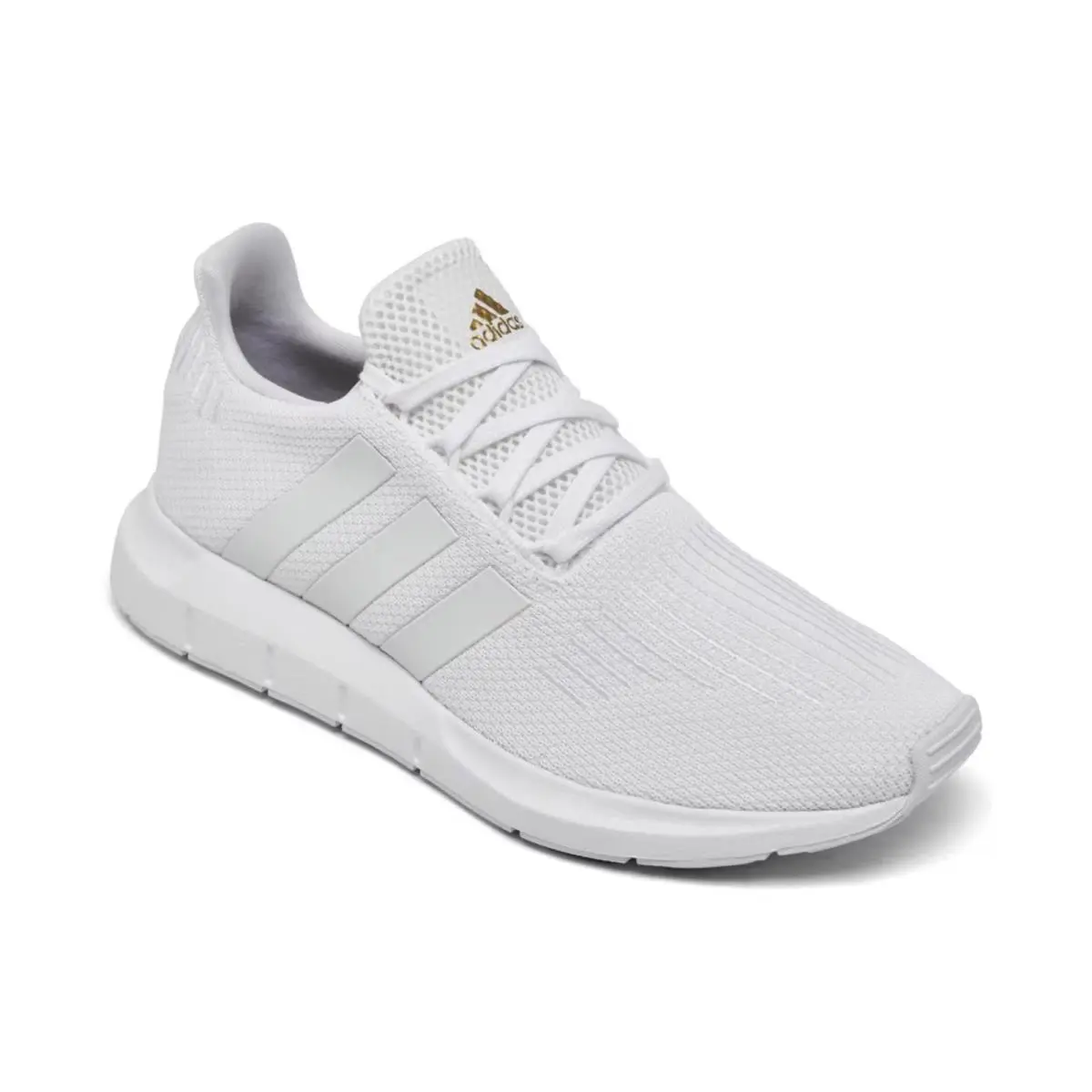 Women`s Adidas Swift Run 1.0 Casual Sneakers White Gold