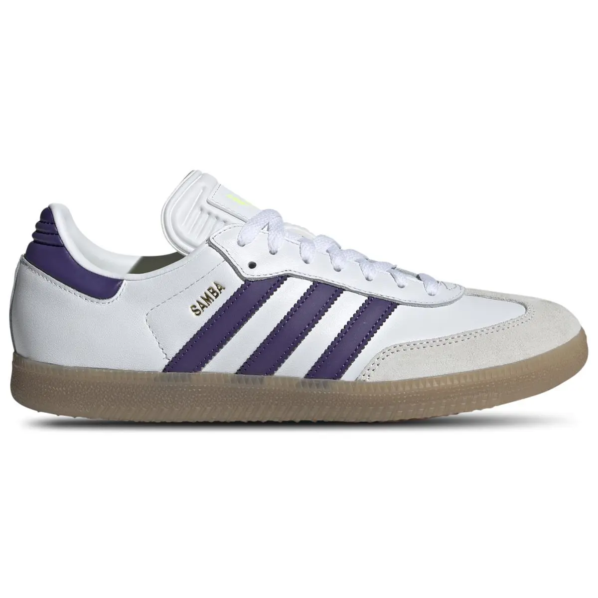 Adidas shoes - Cloud White/Purple/Gum 5