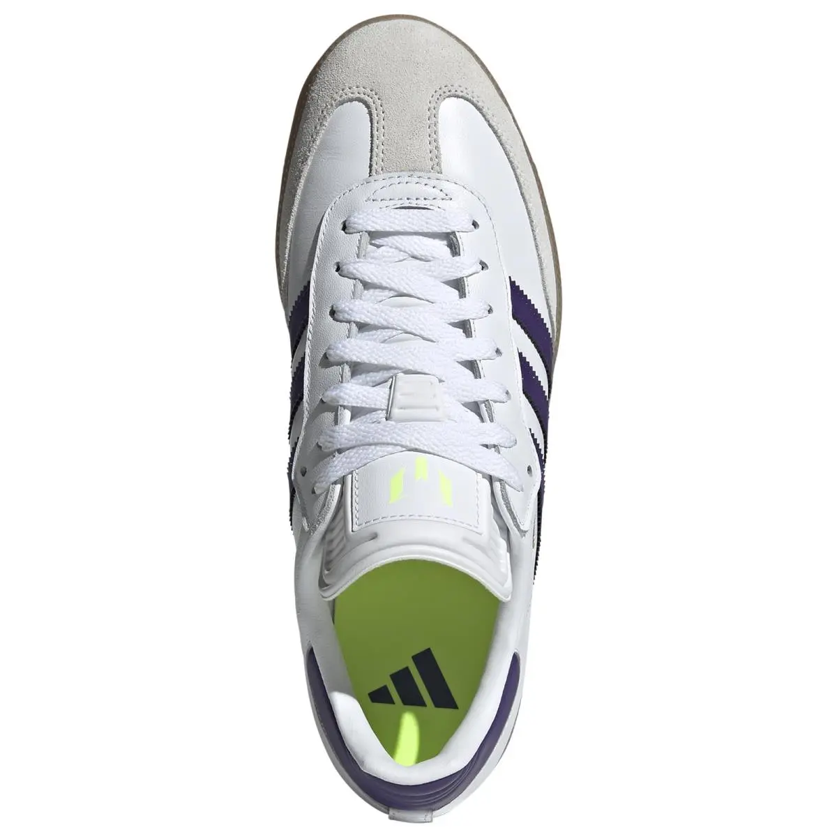 Adidas shoes - Cloud White/Purple/Gum 8