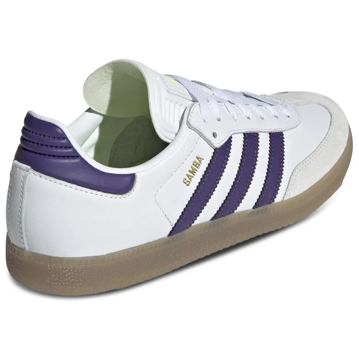 Adidas shoes - Cloud White/Purple/Gum 12