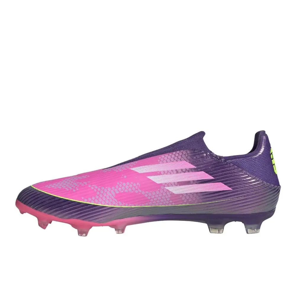Adidas shoes - adidas F50 League Laceless Lamine Firm GroundMulti Ground Footbal - JQ9730 - Pink, Purple 1