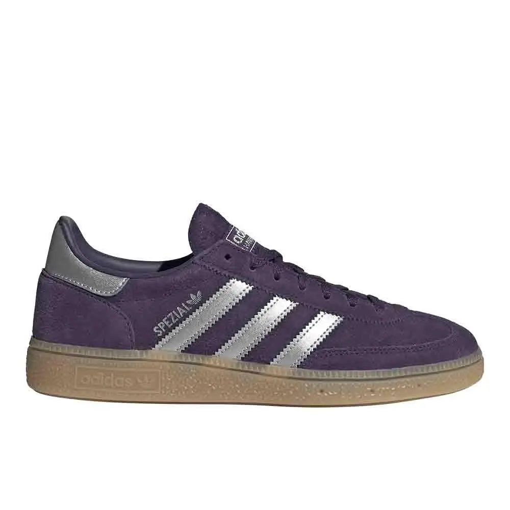 Adidas Handball Spezial Lace Up Womens Purple Sneakers Casual Shoes JP9235