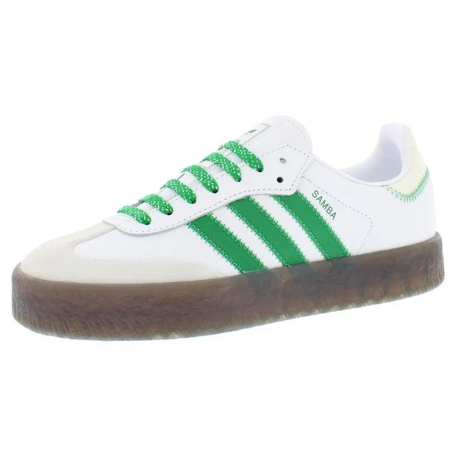 Adidas shoes - Cloud White/Green, Main: White 8