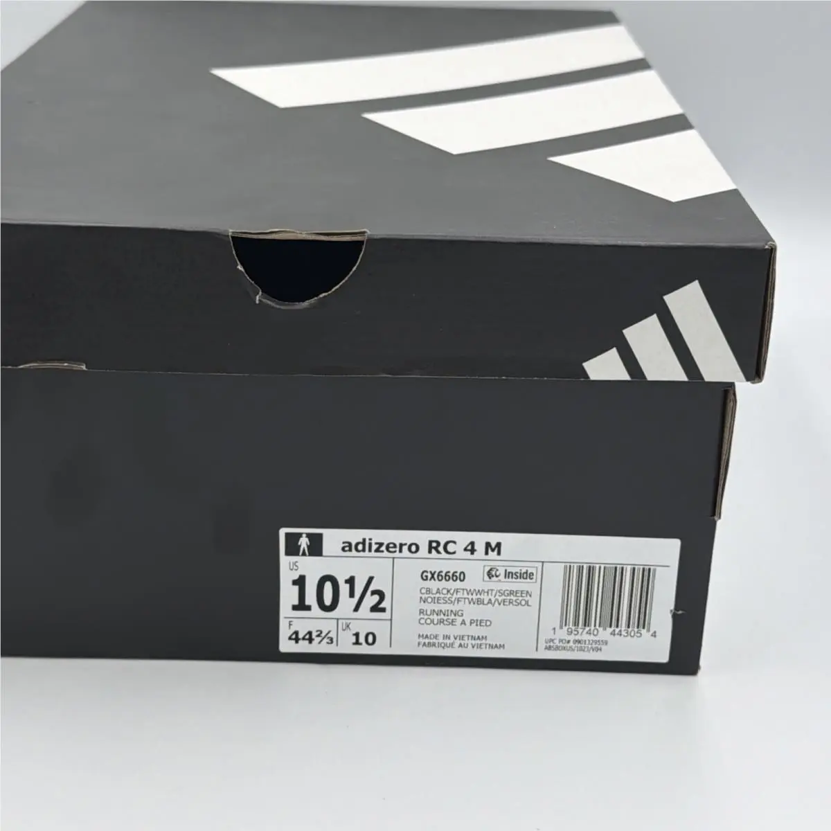 Adidas shoes - Adidas Adizero RC 4 `Black Solar Green` - gx6660 - green 11