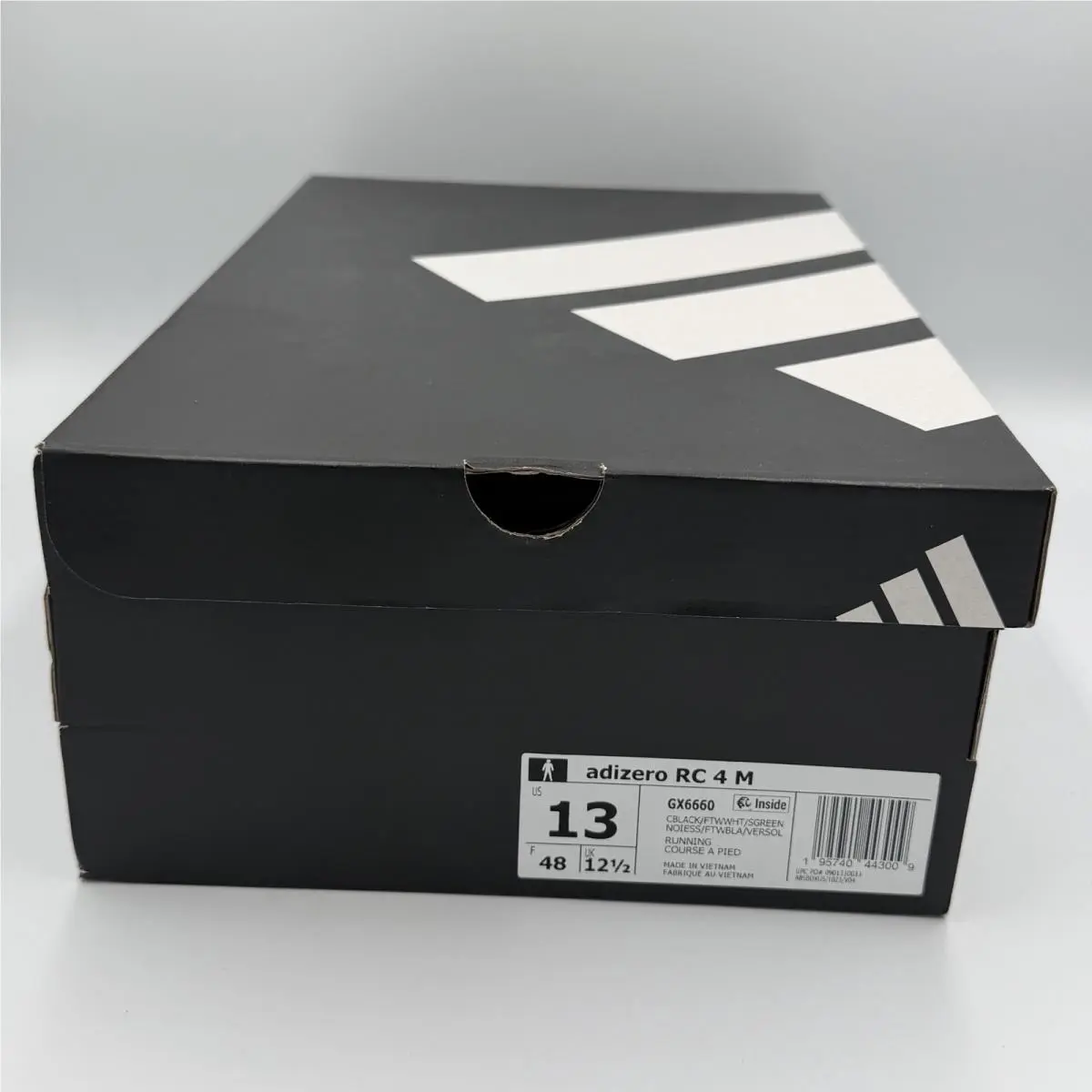 Adidas shoes - Adidas Adizero RC 4 `Black Solar Green` - gx6660 - green 10