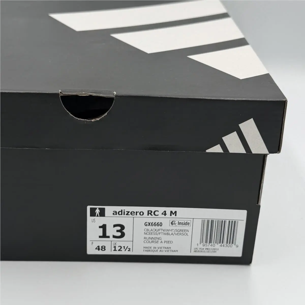 Adidas shoes - Adidas Adizero RC 4 `Black Solar Green` - gx6660 - green 11