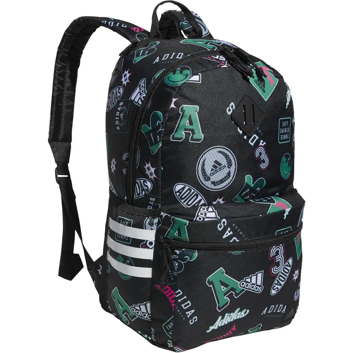 3-Stripe Classic Backpack For Men and Women Bag with Laptop Sleeve by Adidas