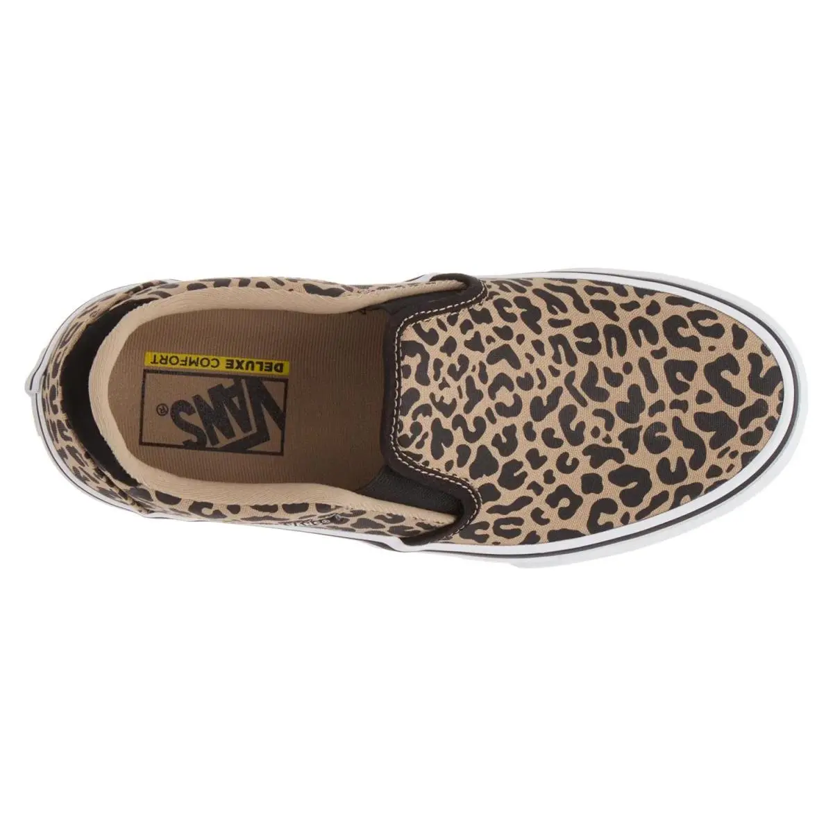 Vans shoes - Light Brown/Black Leopard Print 5