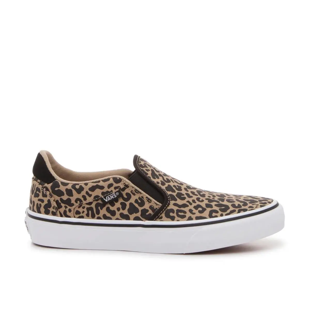 Vans shoes - Light Brown/Black Leopard Print 10