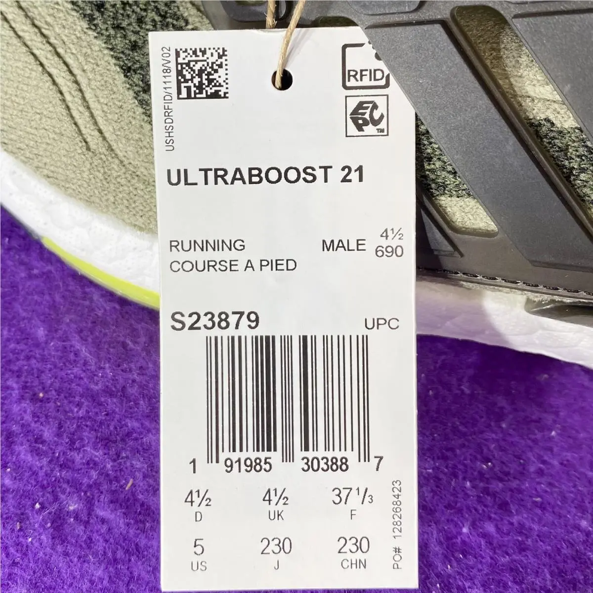 Adidas shoes - adidas Ultraboost 21 - Ultraboost - S23879 - Green (UPC: 191985303887) 9