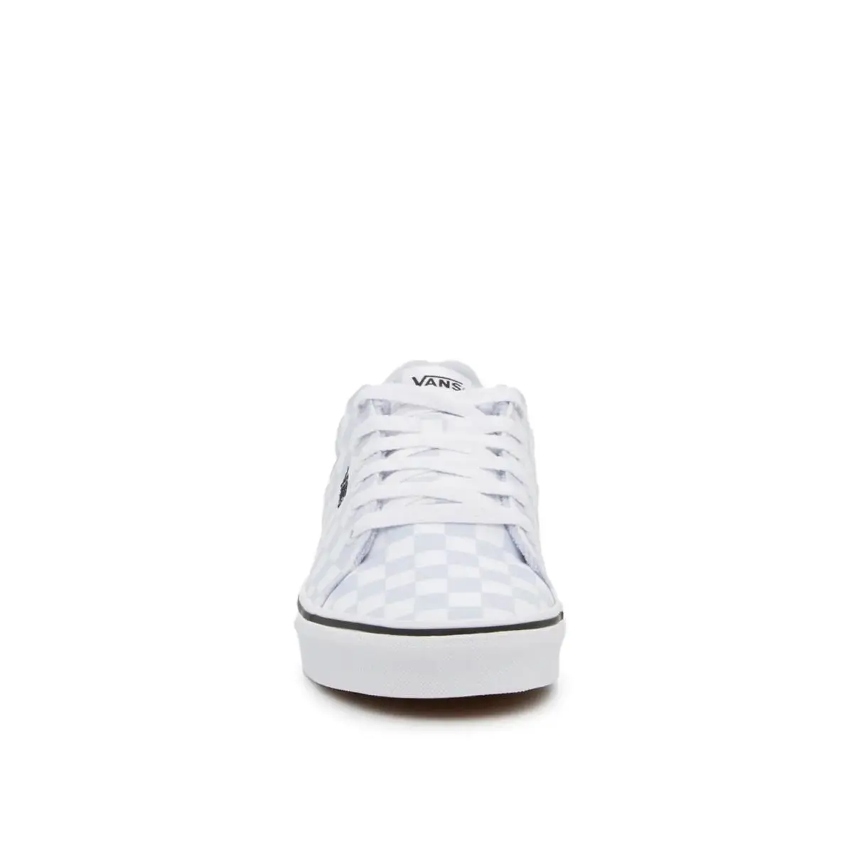 Vans shoes - White/Light Blue Checkerboard Print 0