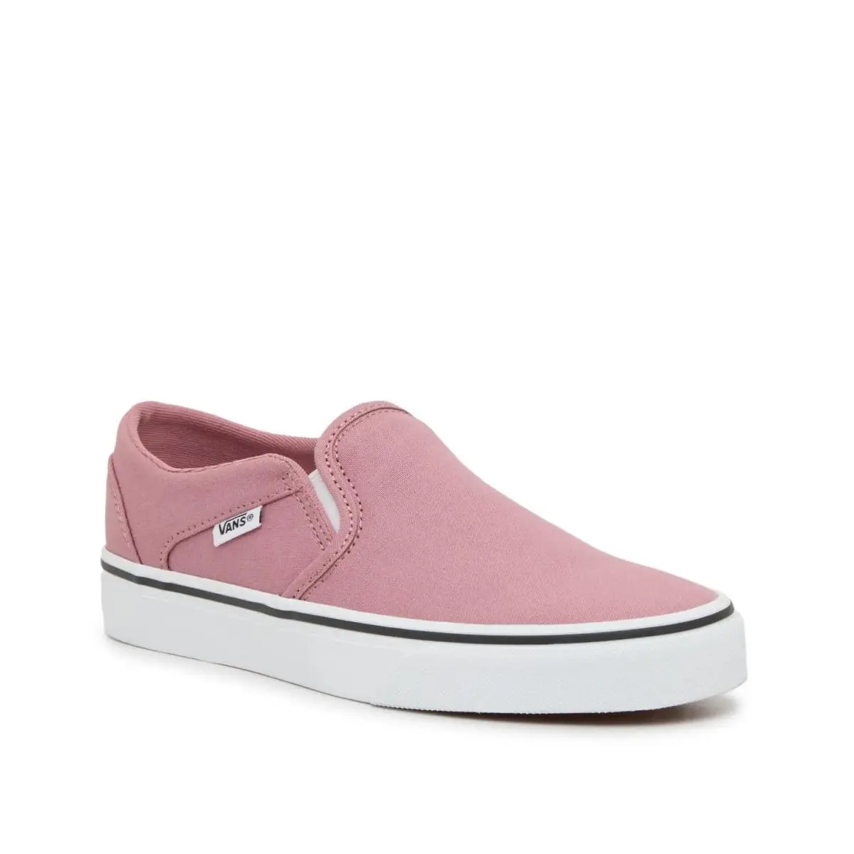 Woman`s Fashion Sneakers Vans Asher Slip - Dusty Pink