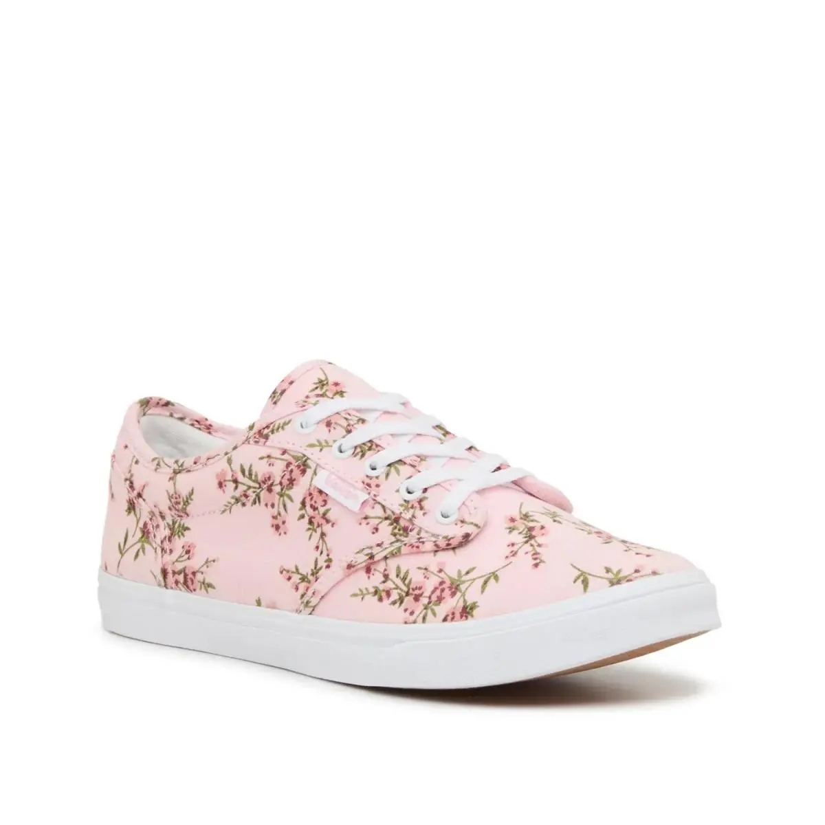 Woman`s Fashion Sneakers Vans Atwood Sneaker - Pink Floral Print