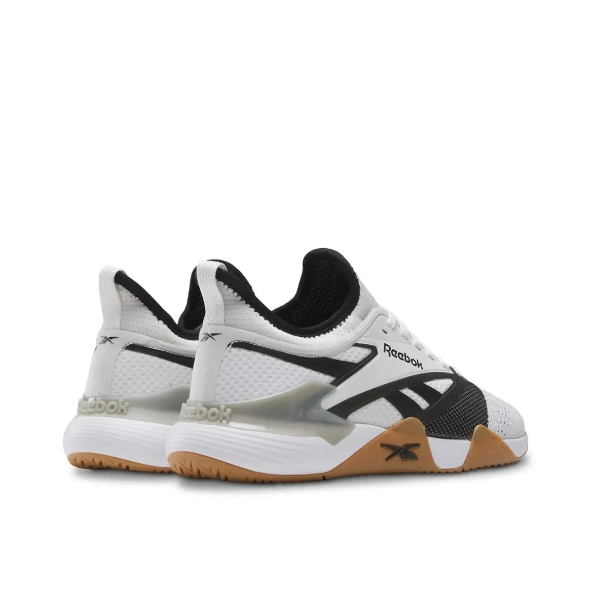Reebok shoes - White/Dark Grey/Tan 1