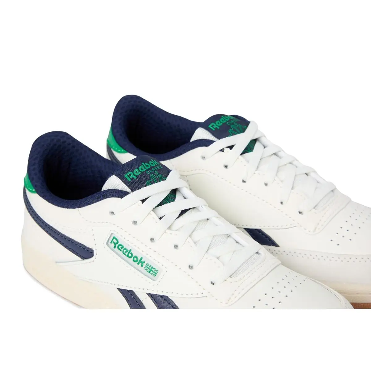 Reebok shoes - Chalk/Classic Green/Vector Navy 11
