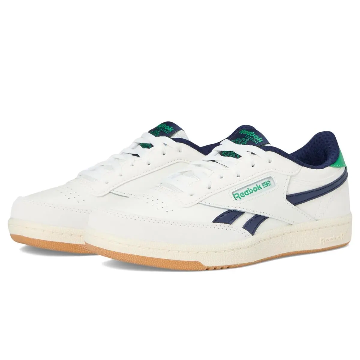 Reebok shoes - Chalk/Classic Green/Vector Navy 6