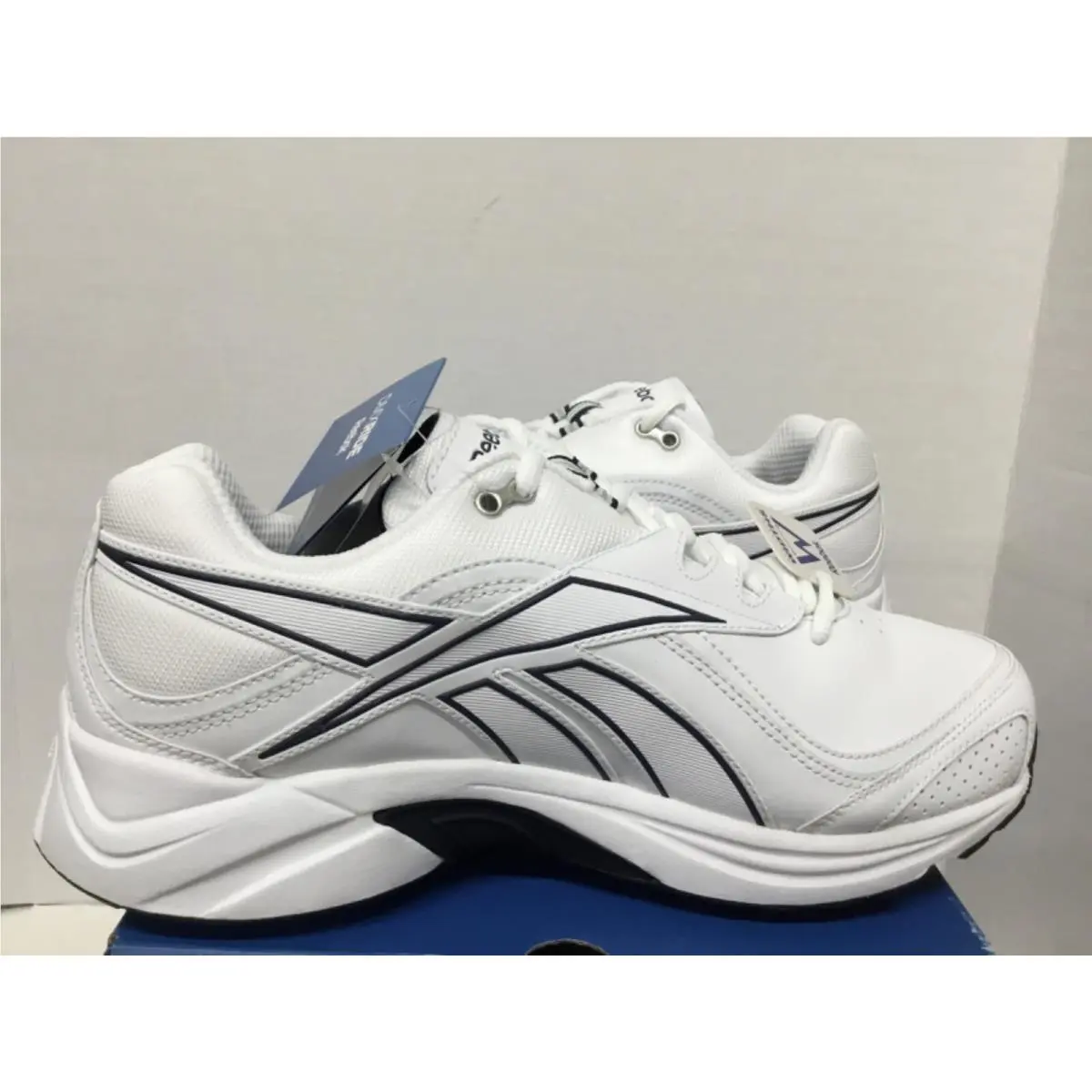 Reebok shoes - Reebok Ultimate Walk Wide 4E - 11-954342 - White/STL/Athletic Navy 3