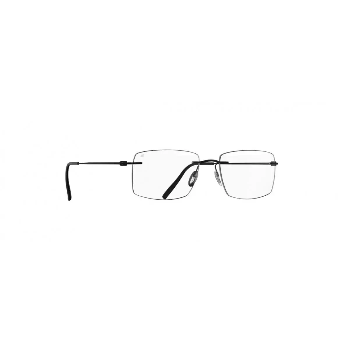 Silhouette The Refined Demo Rimless 5593 Eyeglasses 9040 Pure Black
