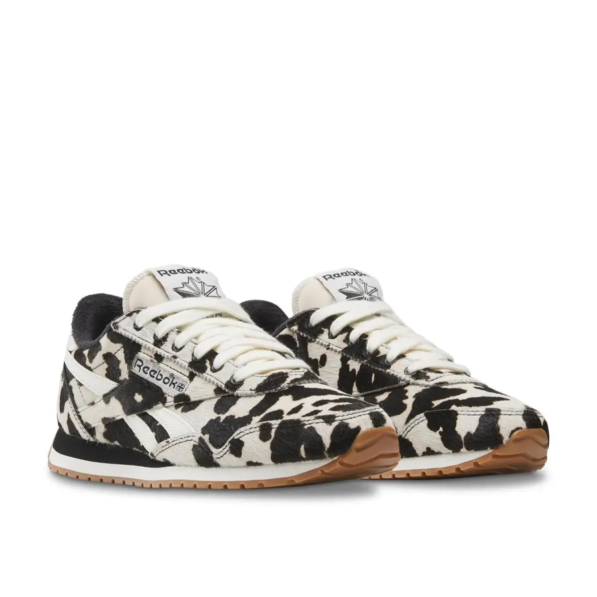Reebok shoes - Black/White Cow Print Calf Hair Leather 11
