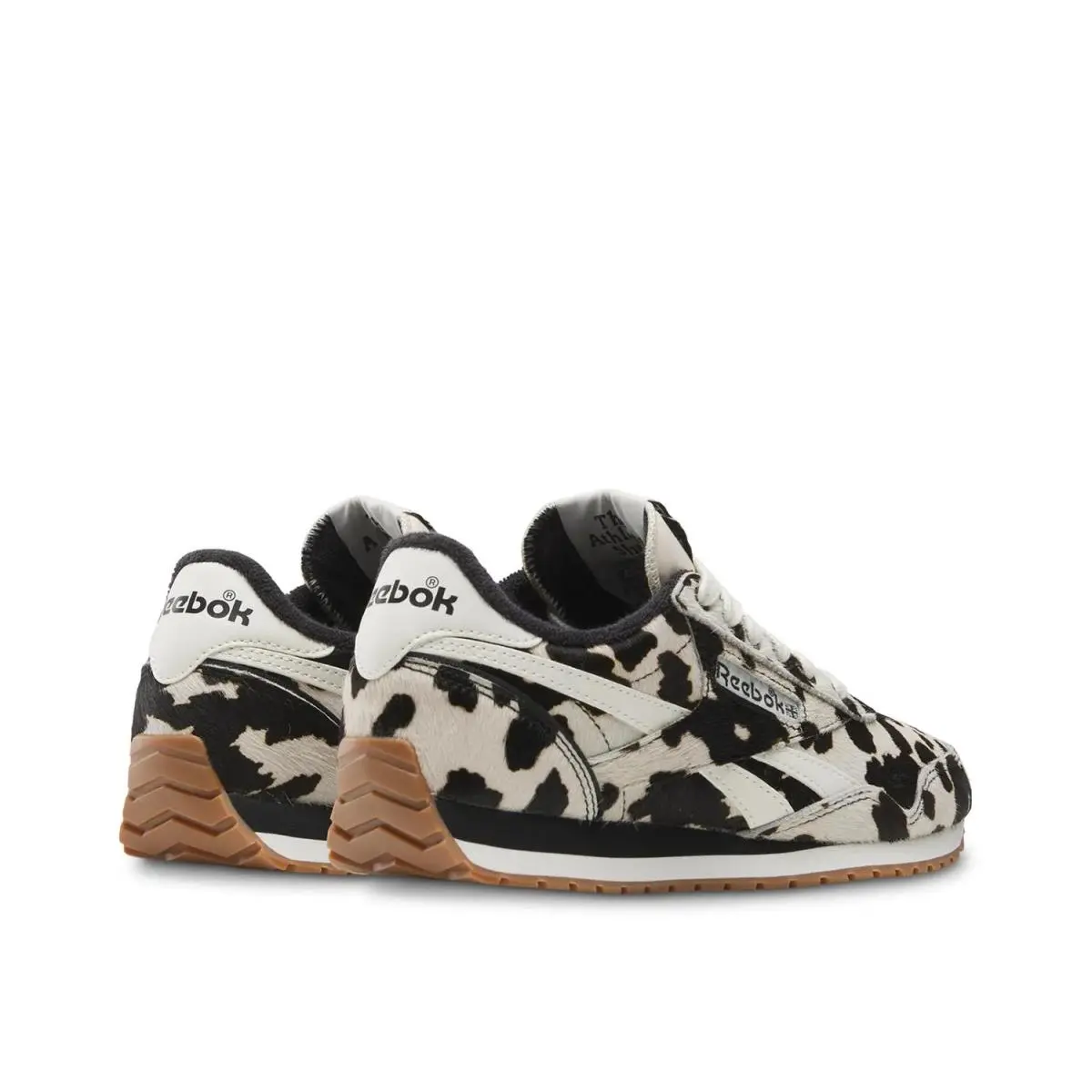 Reebok shoes - Black/White Cow Print Calf Hair Leather 7