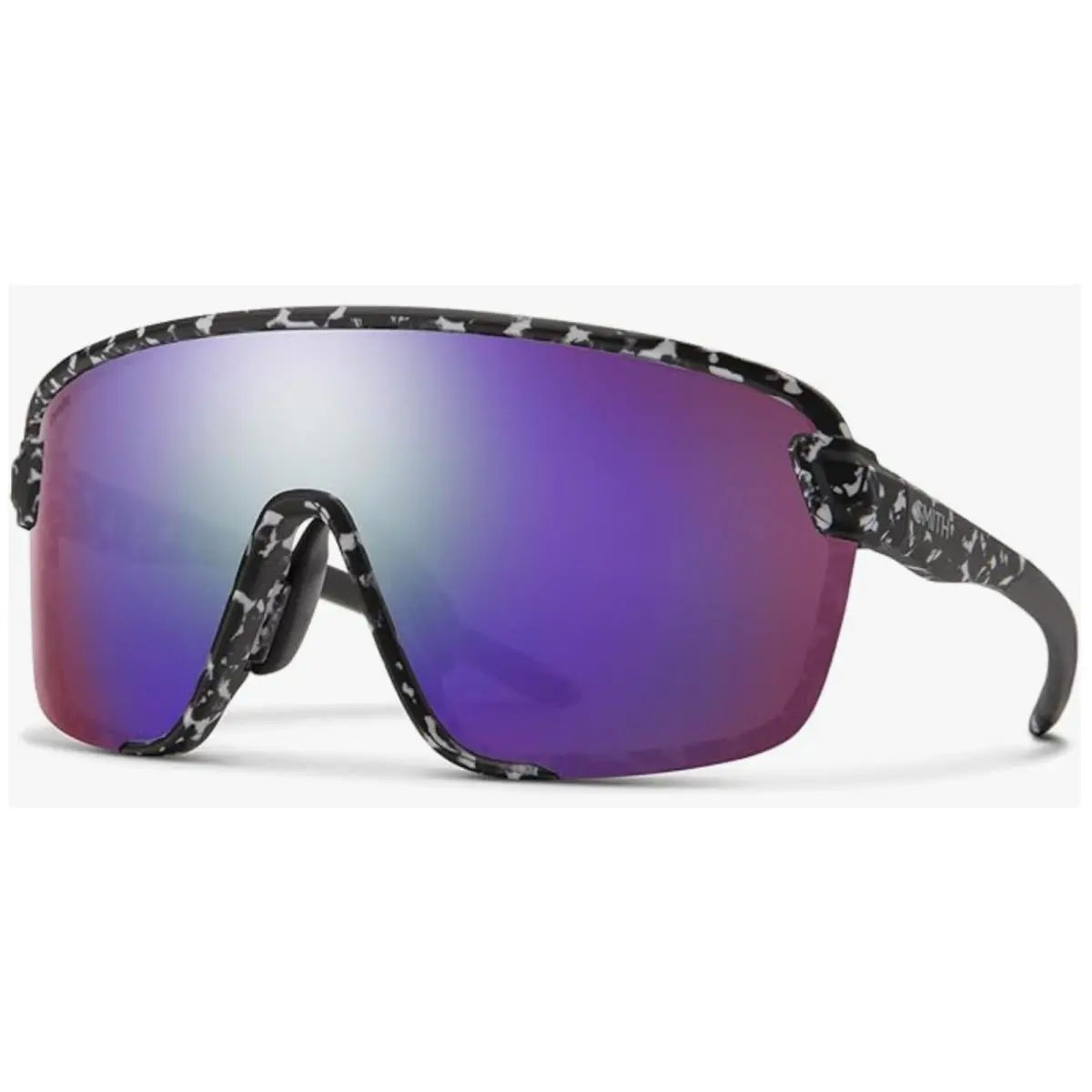 Smith Bobcat Sunglasses-matte Black Marble-violet Mirror+bonus Lens