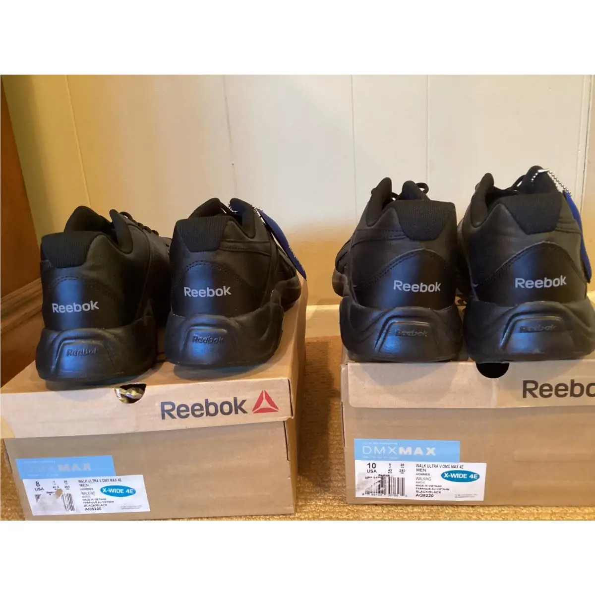 Reebok shoes - Reebok Walk Ultra V DMX Max 4E - AQ9220 - Black 2