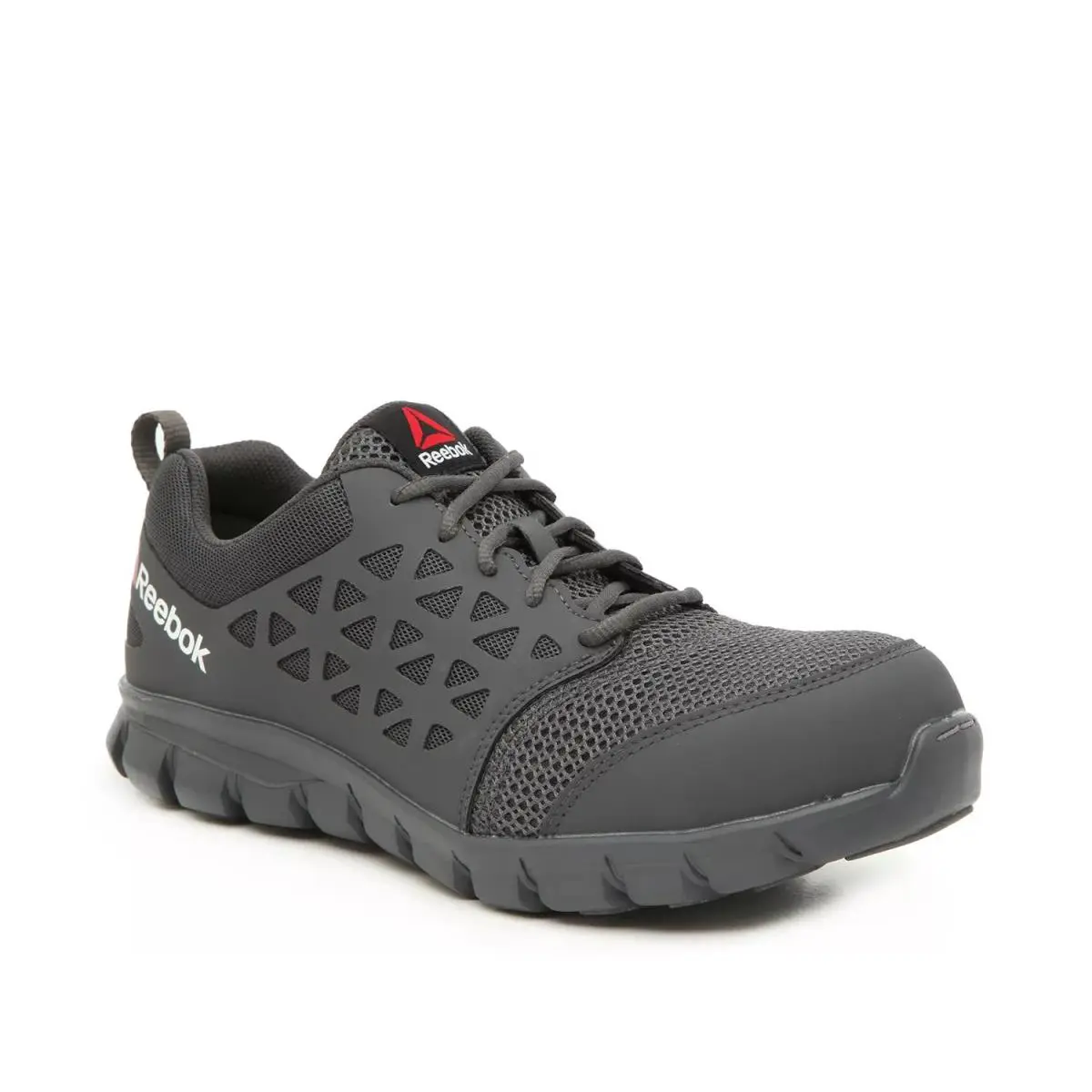 Man`s Athletic Sneakers Reebok Work Sublite Cushion Steel Toe Work Shoe