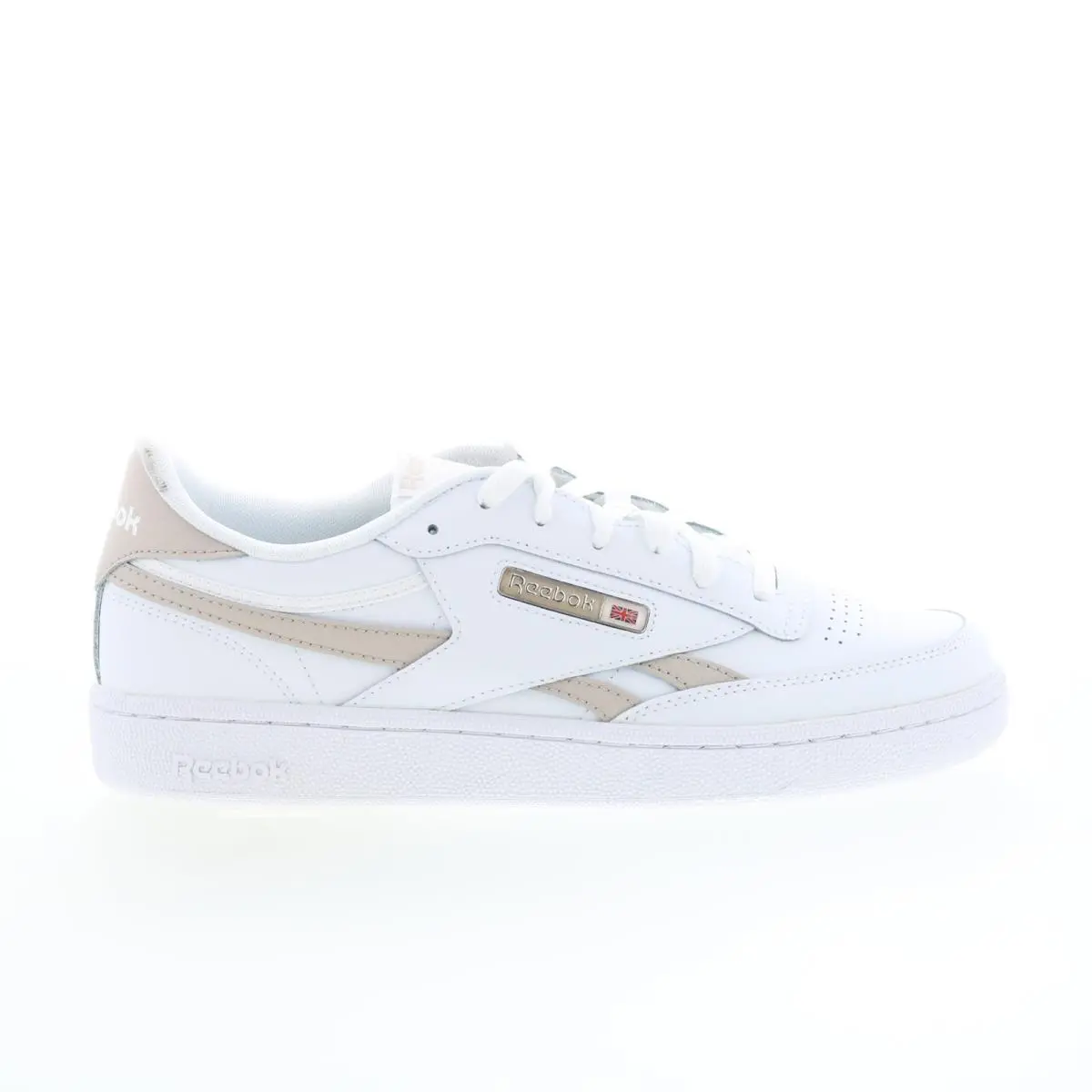 Reebok Club C Revenge Womens White Leather Lace Up Lifestyle Sneakers Shoes 11
