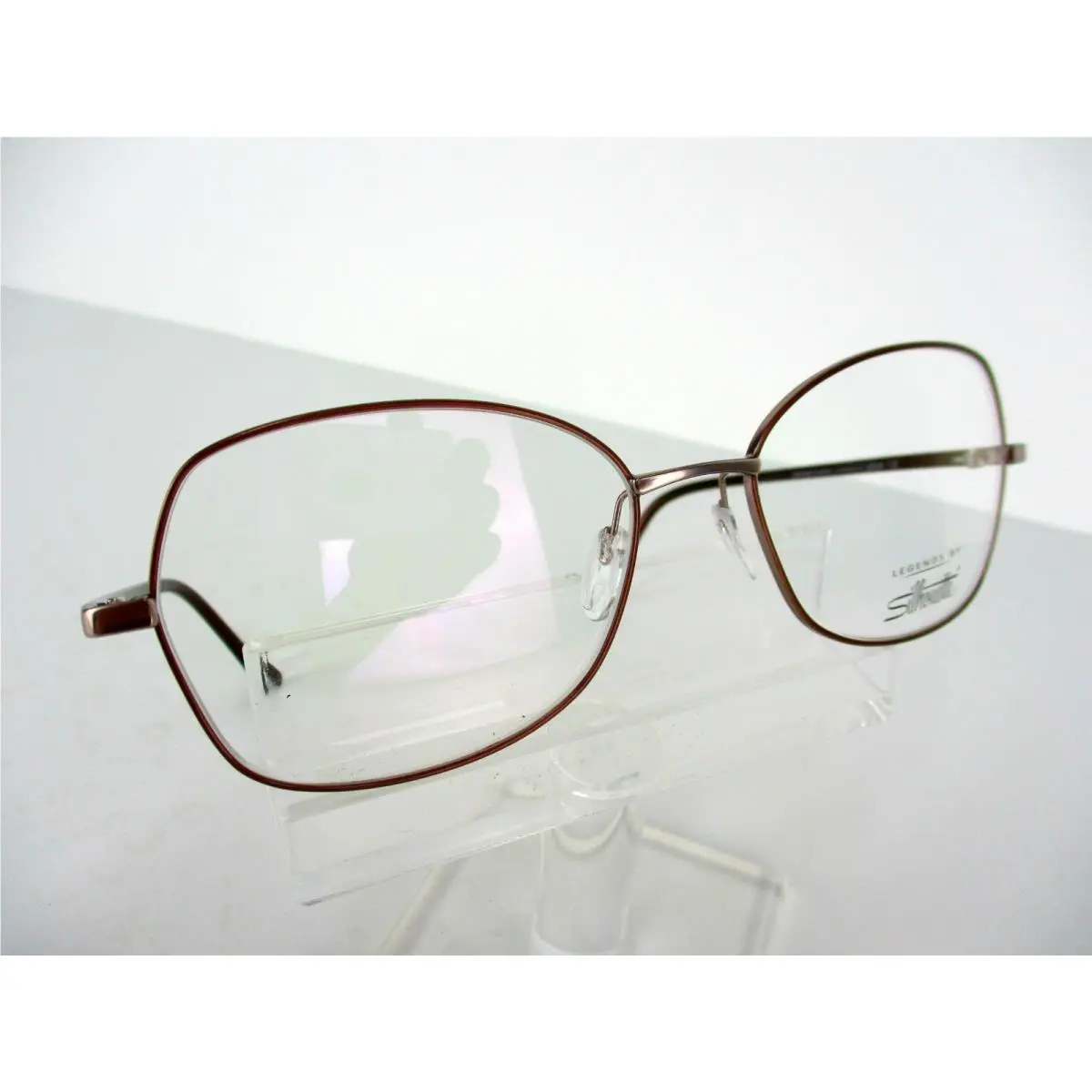 Silhouette Titanium 3506 - 6053 Taupe / Cognac 53 x 17 125 mm Eyeglass Frames
