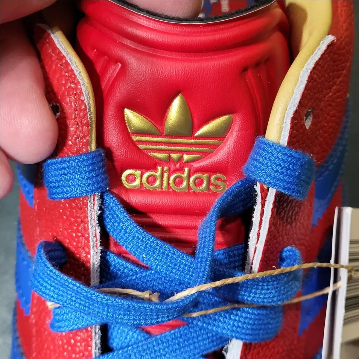 Adidas shoes - adidas Gazelle Golf Lux - Gazelle Golf Lux - JQ7720 - Red (UPC: 197621803032) 8